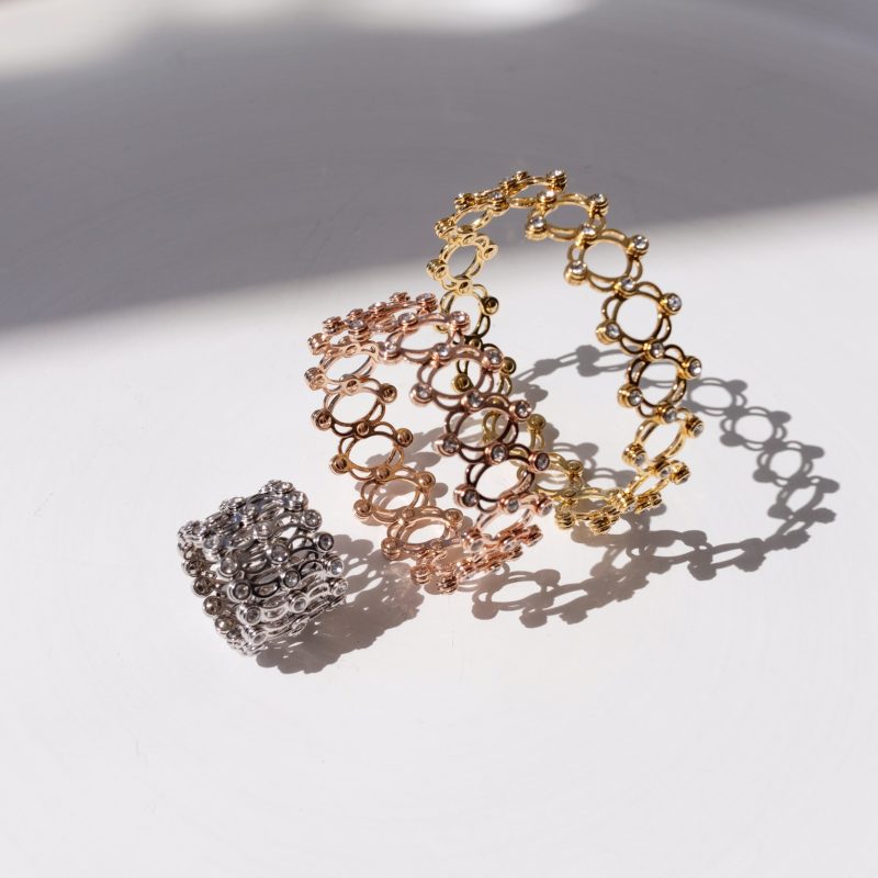 Adjustable ring-bangle