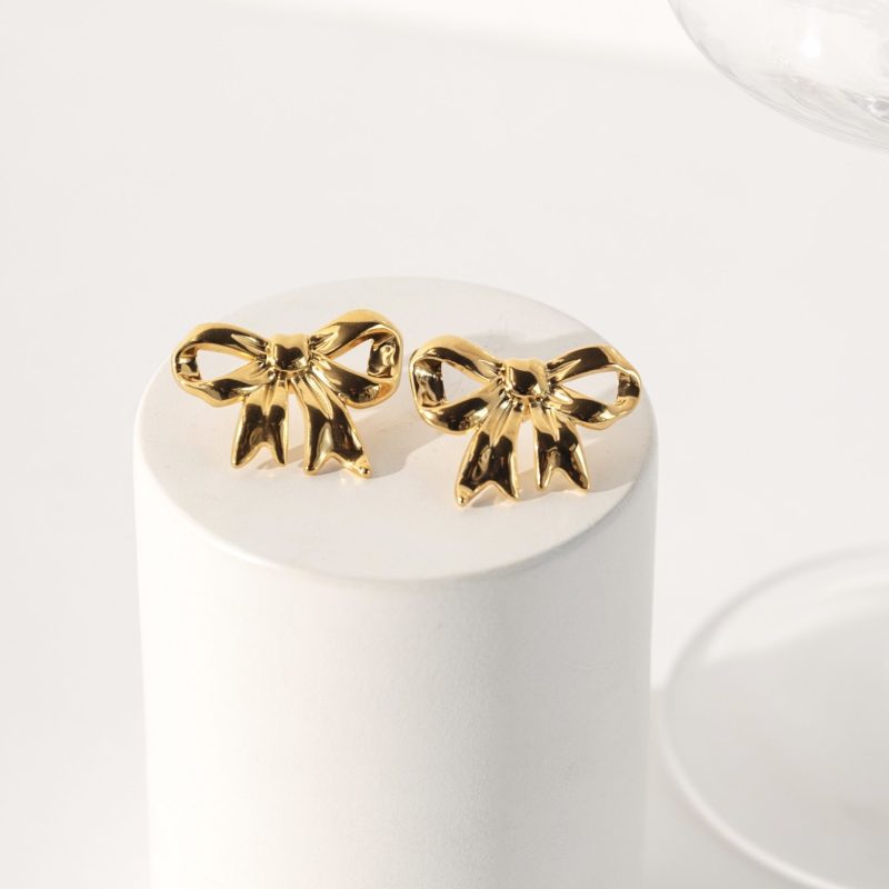 SOFIA | Waterproof Statement Trending Bow Earrings