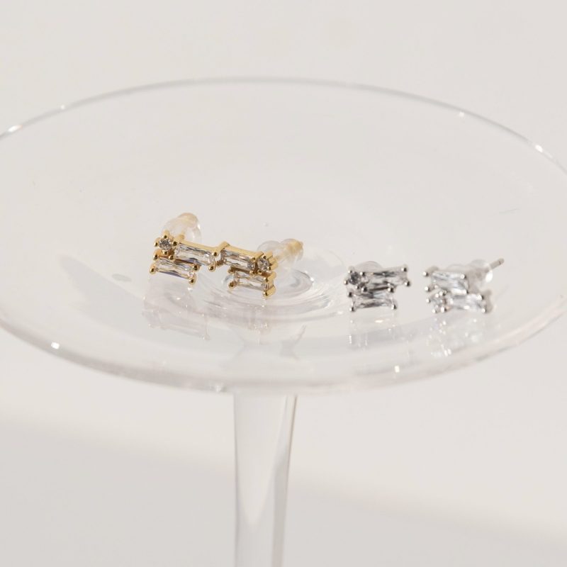 BELLA | 925 sterling silver studs | Suitable for Adults & Children