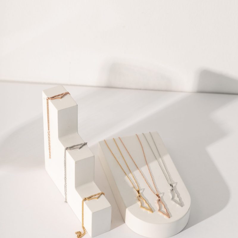 PALESTINE | Waterproof | Cubic Zirconia | Necklace| Bracelet