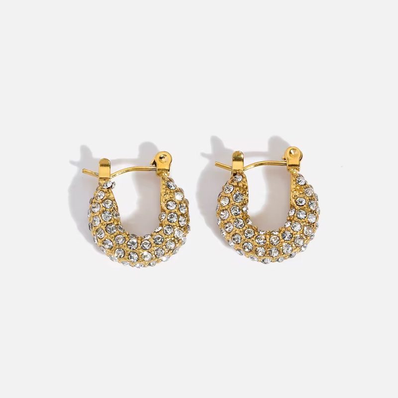 Mini Luxe Hoops | Stainless Steel | Waterproof