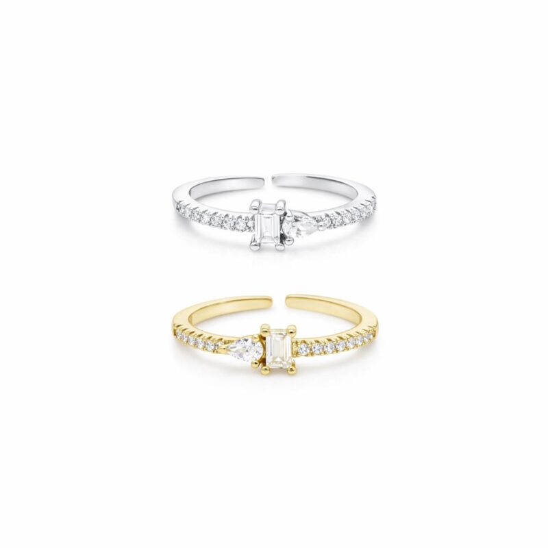 NOOR | PLATED PINKY RING